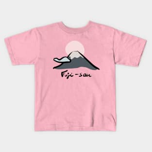 Mount Fuji design Kids T-Shirt